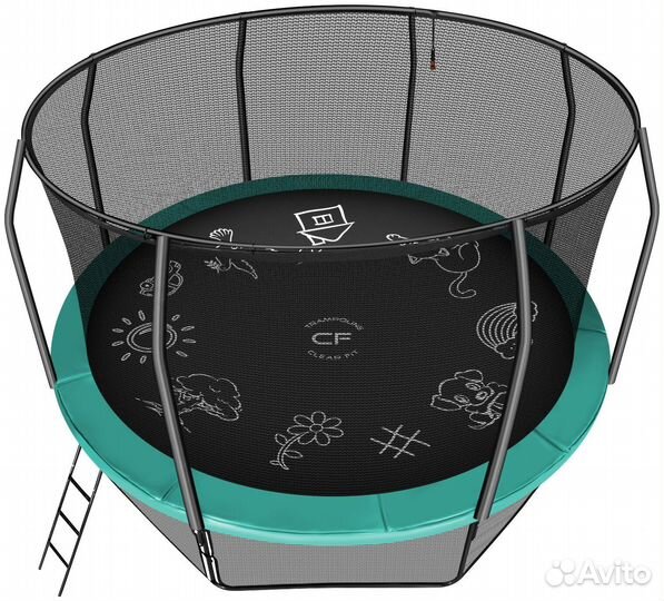 Батут Clear Fit FamilyHop 12ft