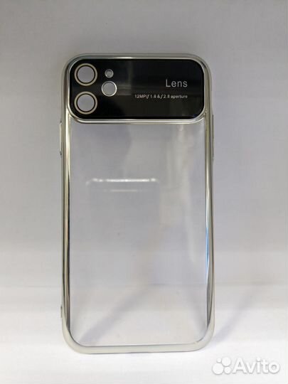 Чехол iPhone 11 Lens защитное стекло на камеру
