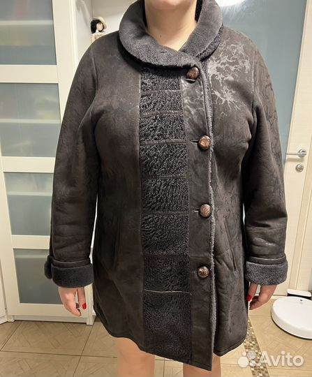 Дубленка натуральная женская снежная королева