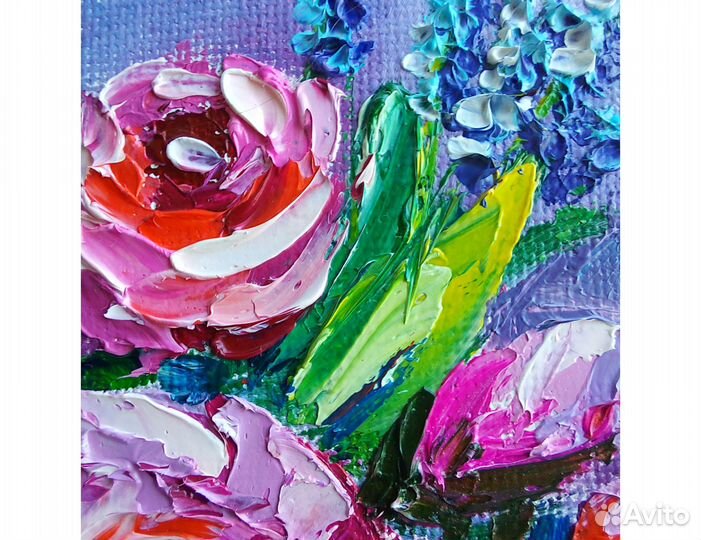 Картина с цветами 