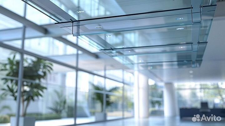 Стеклянный козырек