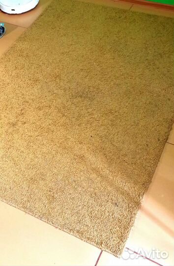 Ковер IKEA 135х180 горчичный