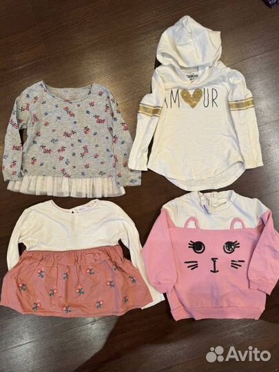 Вещи для девочки пакетом 92