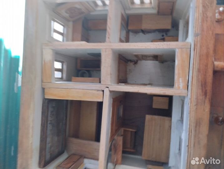 Домик макет. Дерево