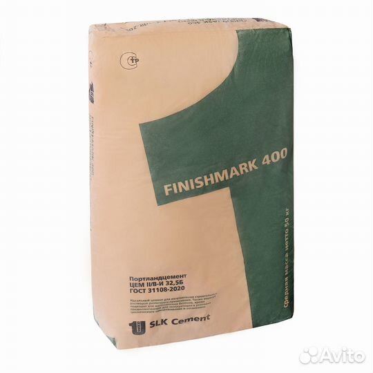 Цемент Finishmark, цем II/В-И 32.5 Б, М400 Д35