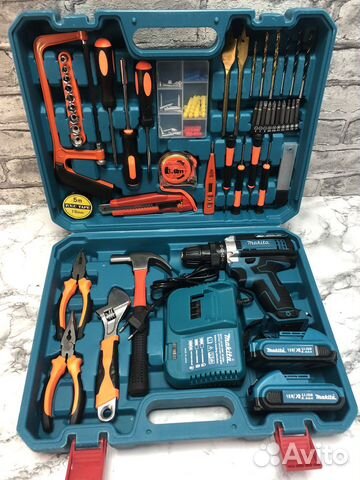 Шуруповерт Makita с инструментами купить в Туле | Товары для дома и ...