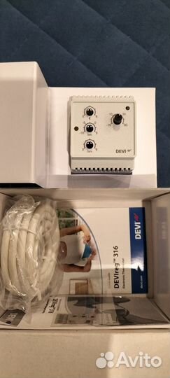 Терморегулятор devireg 316 с датчиком