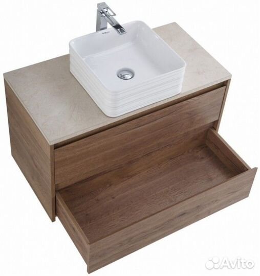 Мебель для ванной BelBagno Kraft-900-S Rovere Tabacco