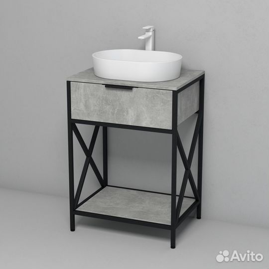 Тумба под раковину лофт