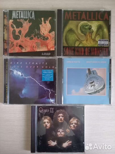 Metallica Dire Straits Queen CD