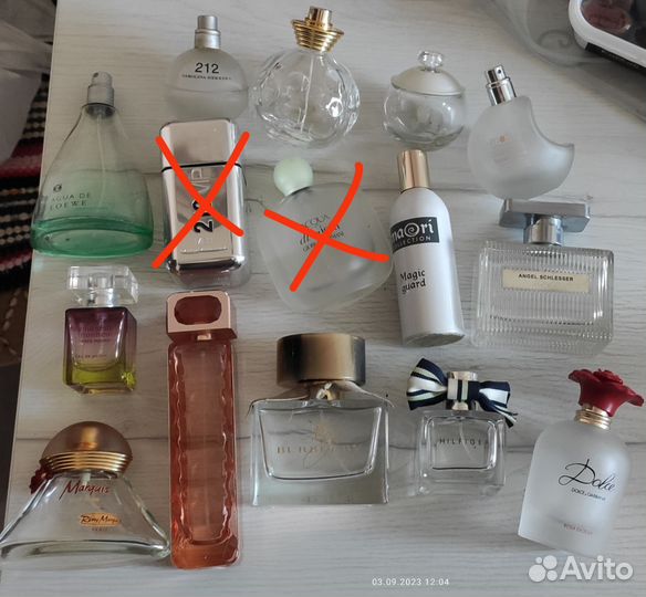 Флаконы от парфюма (оригиналы)