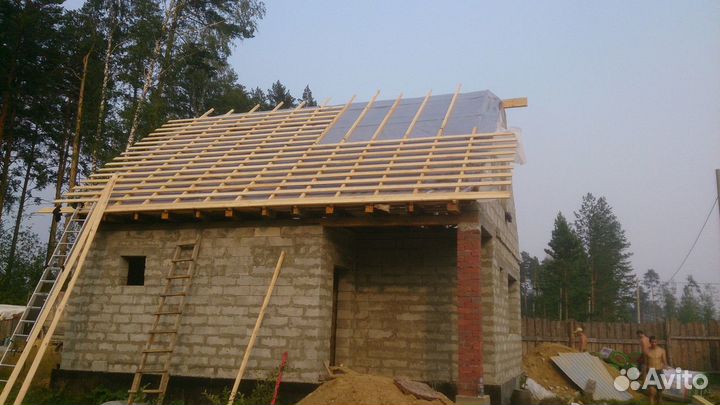 Крыша кровельные работы
