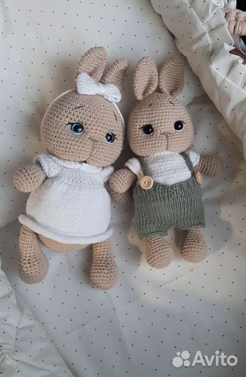 Вязаные игрушки ручной работы