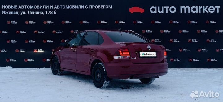 Volkswagen Polo 1.6 AT, 2018, 74 571 км