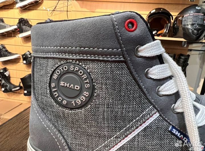 Джинсовые кеды для езды на мото