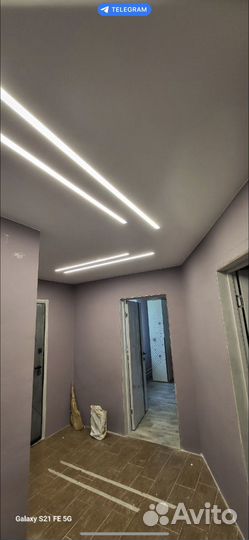 Натяжные потолки.Бесплатный выезд.Установка за 1д