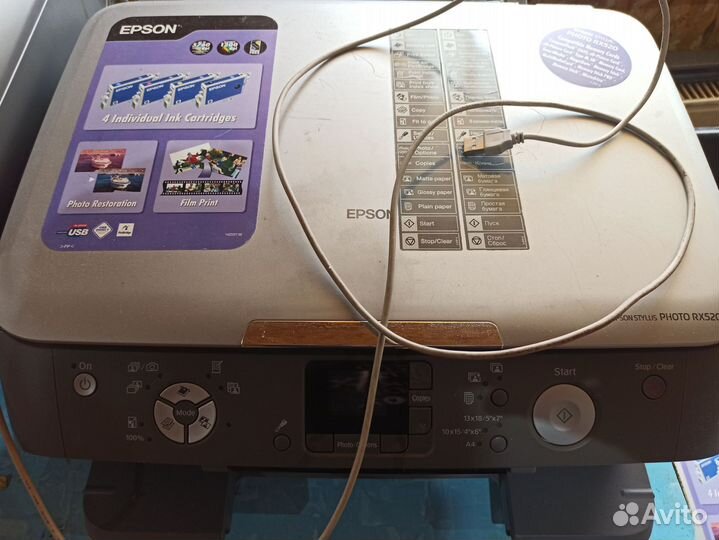 Цветные струйные мфу принтер с снпч