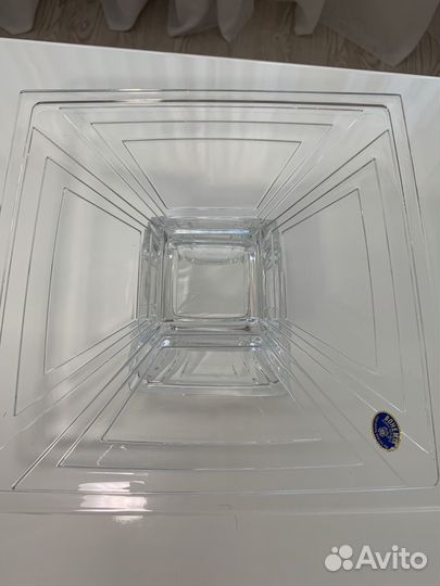 Ваза хрустальная для торта и фруктов