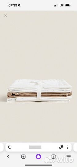 Пеленки муслиновые Zara Home новые