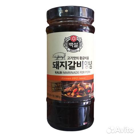 Корейский соус-маринад для свиных ребрышек кальби