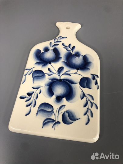 К.2404 Доска разделочная, Гжель, 20 см