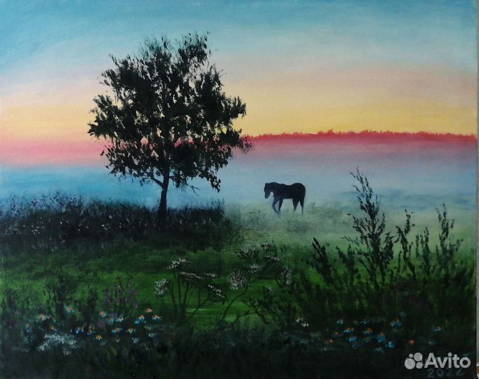 Летние пейзажи. Картины маслом 40х50