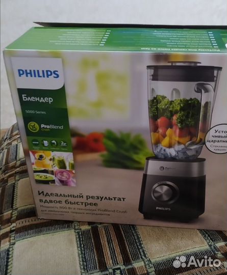 Блендер стационарный philips новый 800 Вт