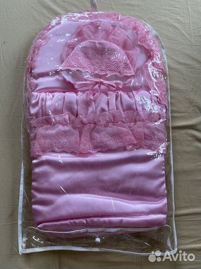 Конверт для девочки на выписку