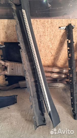 Алюминевые пороги бмв х6е71