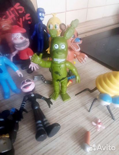Фигурки Fnaf 5 nights Freddy в сумке