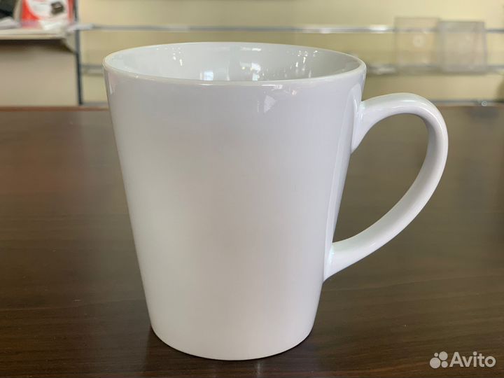 Кружка латте конусная малая премиум керамика