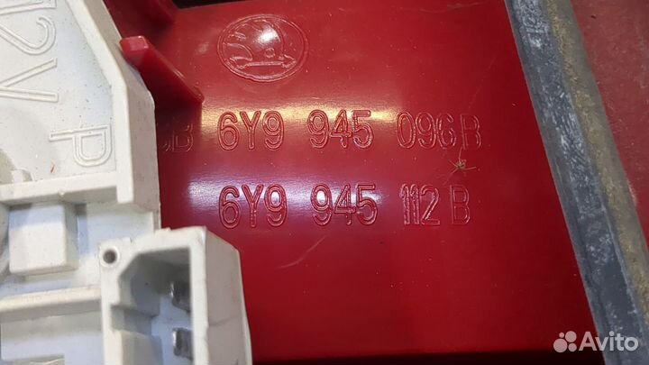 Фонарь (задний) Skoda Fabia, 2002