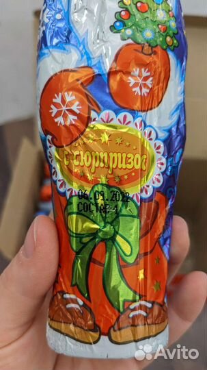 Дед мороз шоколадный