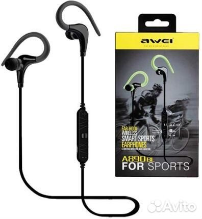 Спортивные беспроводные наушники Awei A890BL