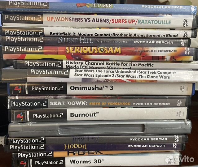 Игровые диски на ps2