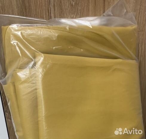 Комплект штор блэкаут горчичные