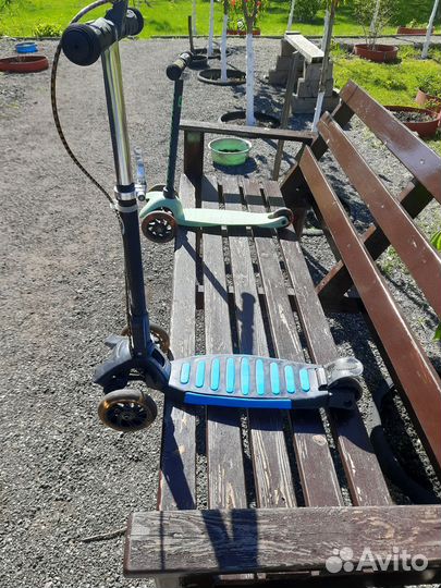 Самокат детский трехколесный бу