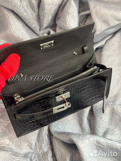 Сумка Hermes Kelly to go аллигатор