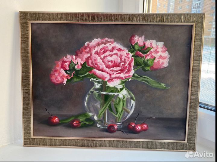 Картина маслом на холсте, ручная работа