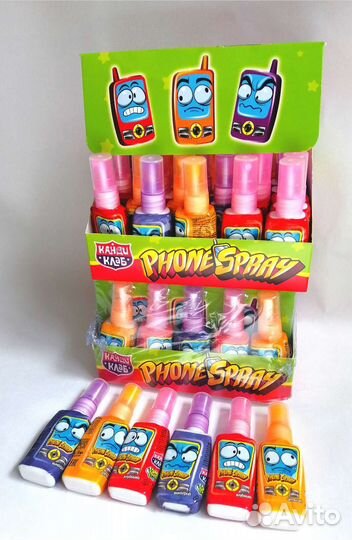 Жидкая конфета спрей Телефон 30 штук