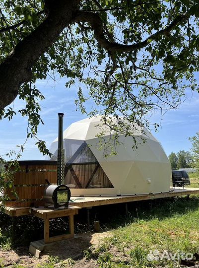 Геокупол, шатер для глэмпинга
