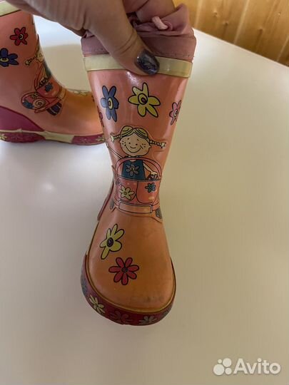 Детские резиновые сапоги