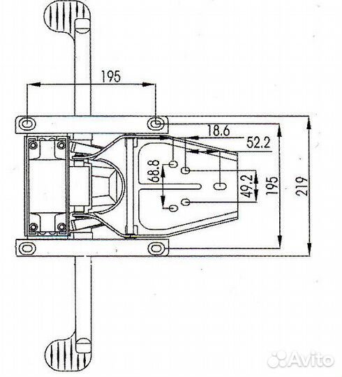 Механизм качания Самурай новый для кресел Samurai