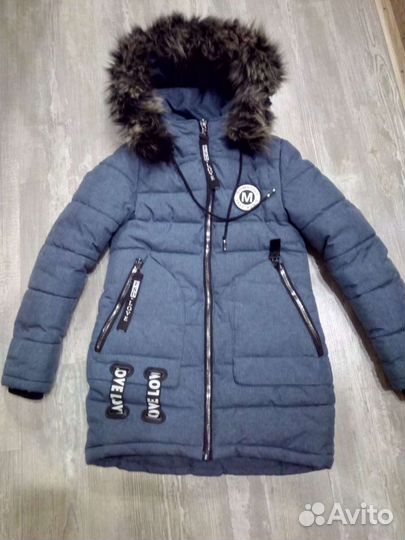 Теплая куртка на девочку (зимняя)