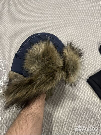 Мужская зимняя шапка ушанка меховая