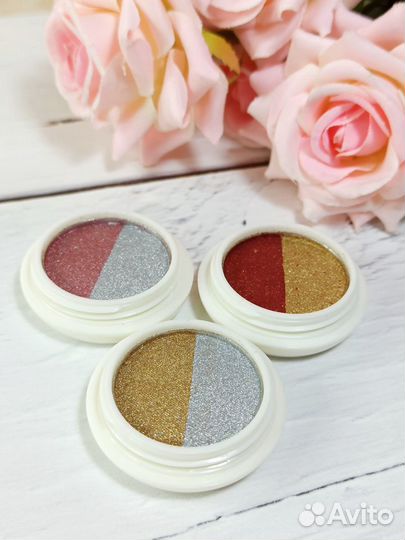 Двухцветная зеркальная втирка