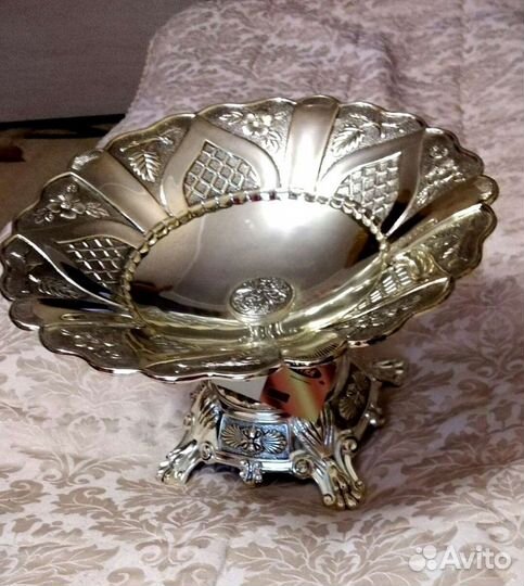 Ваза мельхеор