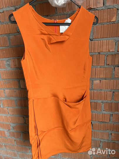 Платье шелк Phillip Plein размер 0/XS