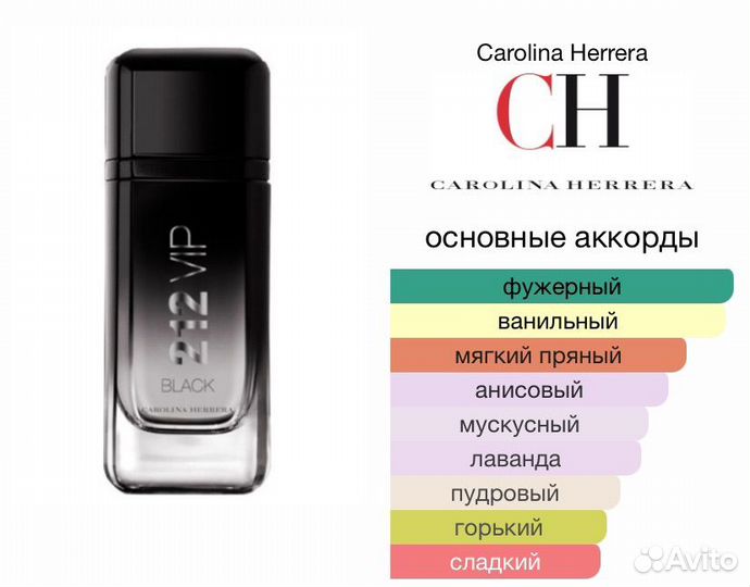 Carolina Herrera 212 VIP Black парфюм духи мужские