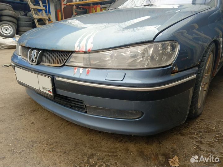 Бампер передний Peugeot 406 рестайлинг